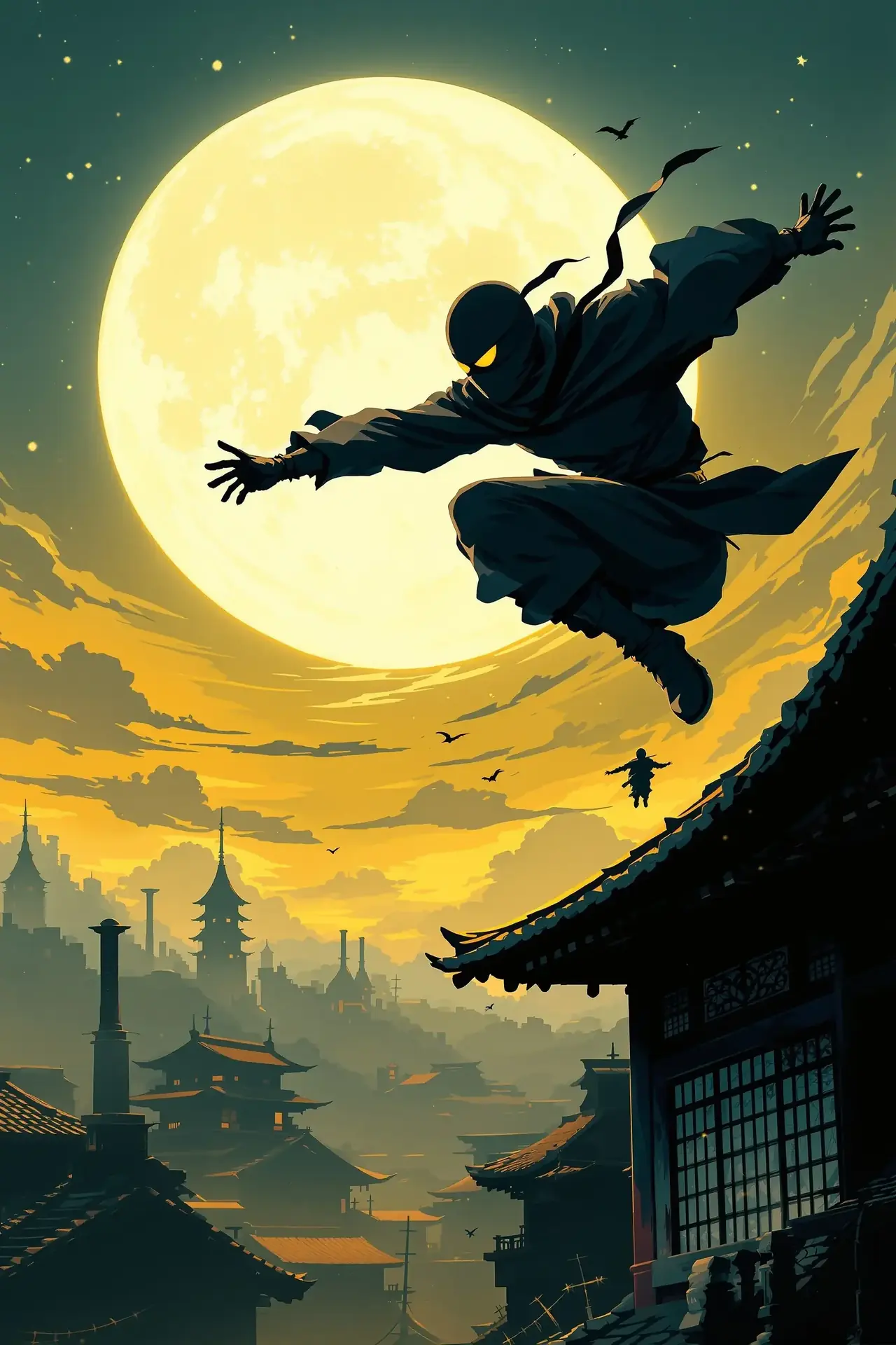 暗影之刃 热血 战斗 忍者 暗影之刃 海报